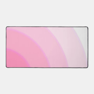 Pink Swirls Desk Mat