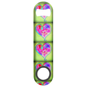 pink swirly hearts green