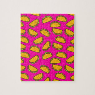 pink tacos jigsaw puzzle