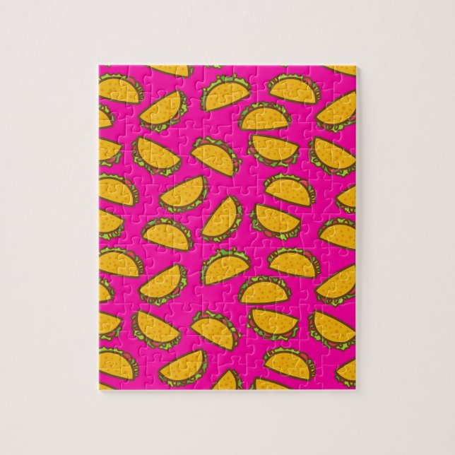 pink tacos jigsaw puzzle (Vertical)