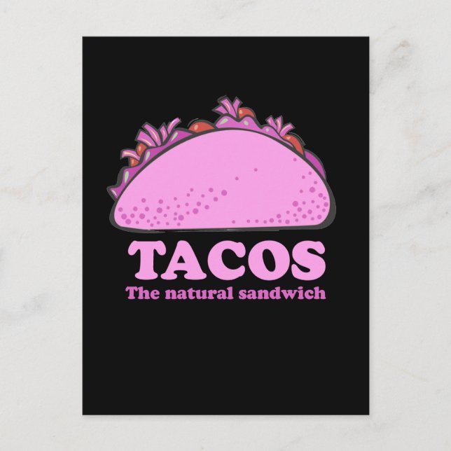 PINK TACOS POSTCARD (Front)