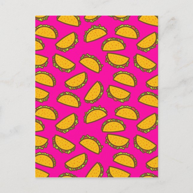 pink tacos postcard (Front)