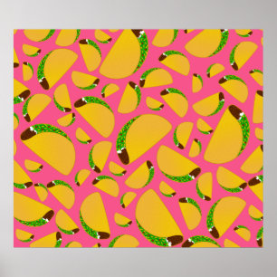 Pink tacos poster
