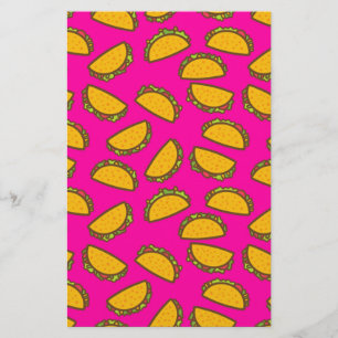 pink tacos stationery