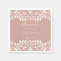 Pink Talavera Tile Spanish Fiesta Bridal Shower