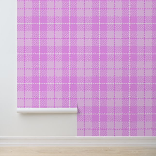 Pink Tartan Plaid Wallpaper (Application)