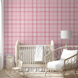 Pink Tartan Print – Cozy Plaid Wallpaper