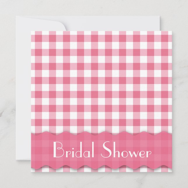 Pink Tea Party Bridal Shower Invitation (Front)