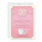 Pink Tea Party Bridal Shower Invitation