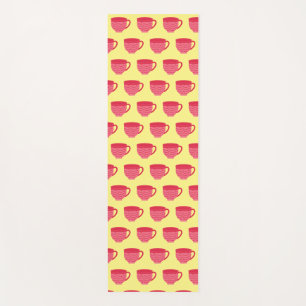 Pink Teacups Yoga Mat