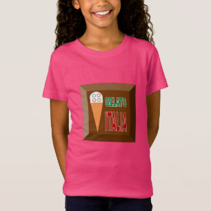 Pink tee-shirt fine jersey for girls GELATO ITALIA T-Shirt