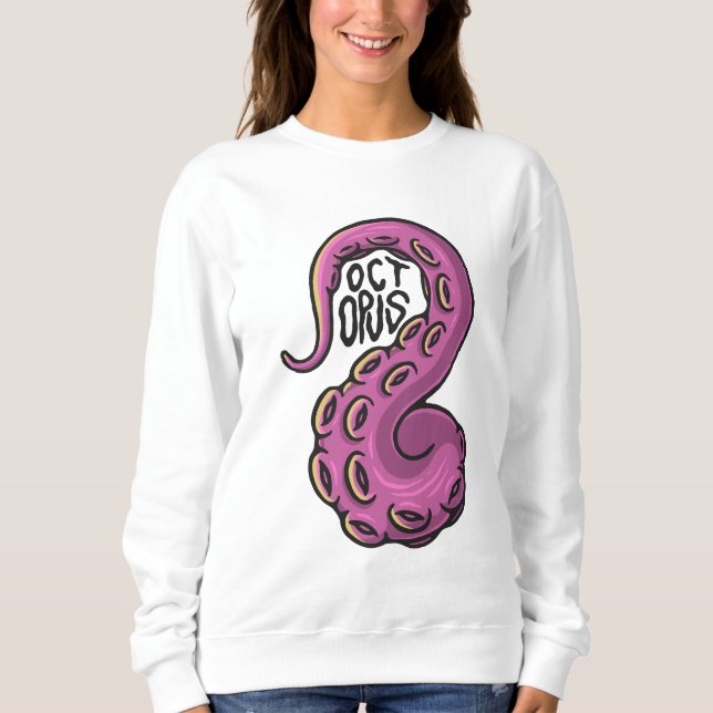 Pink Tentacle Sweatshirt (Front)