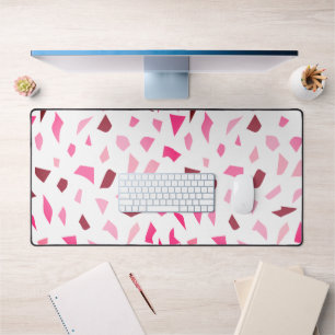 Pink Terrazzo  Desk Mat