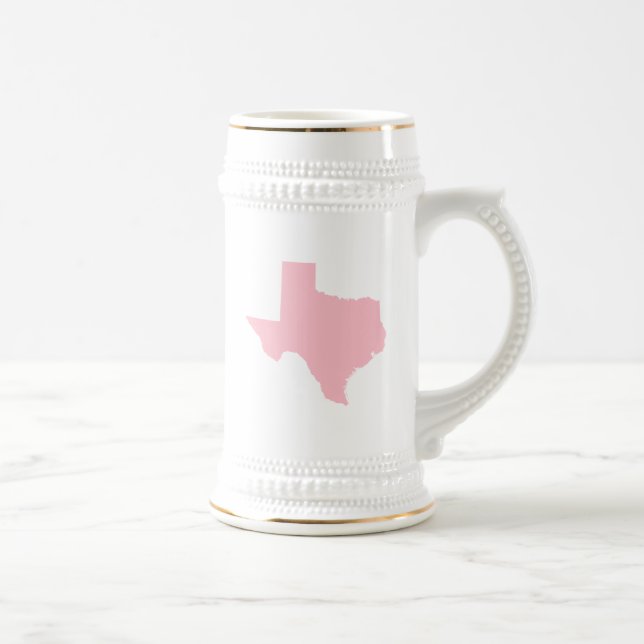 Pink Texas Beer Stein (Right)