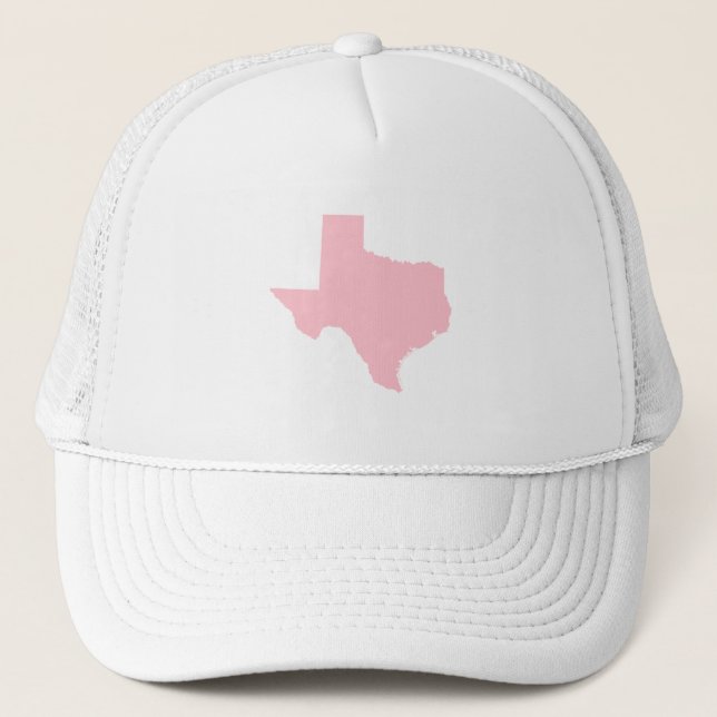 Pink Texas Trucker Hat (Front)