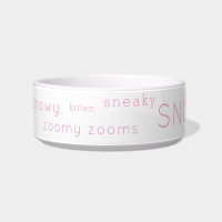Pink Text Personalised Pet Nicknames