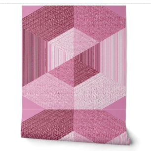 Pink textured 3D effect "Ratti_Creative_Arts" Wallpaper
