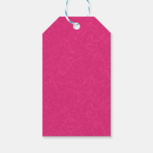 Pink textured surface with subtle swirling pattern gift tags