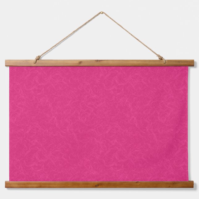 Pink textured surface with subtle swirling pattern hanging tapestry (Front)