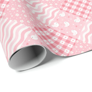Pink Textures Wrapping Paper