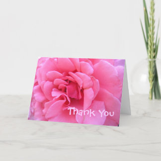 Pink Thank You Card