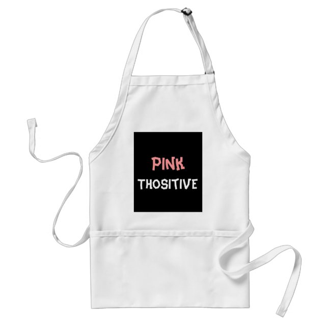 Pink Thositive Standard Apron (Front)