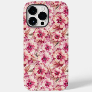 Pink Tie Dye Floral Case-Mate iPhone 14 Pro Max Case