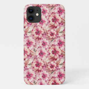 Pink Tie Dye Floral Case-Mate iPhone Case