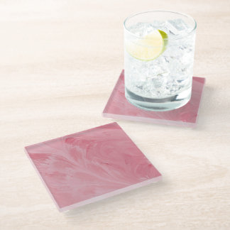 Pink Tiffany Glass Coaster