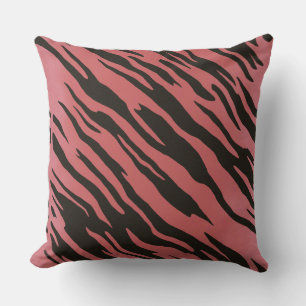 Pink Tiger Abstract Cushion