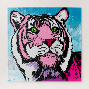Pink Tiger  Jigsaw Puzzle