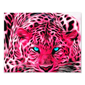 Pink Tiger Photo Print