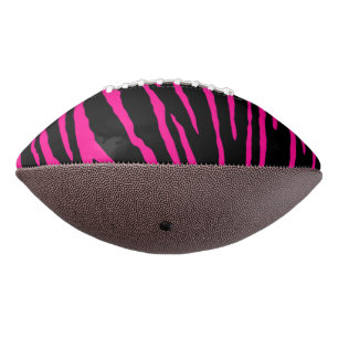 Pink Tiger Stripes Football