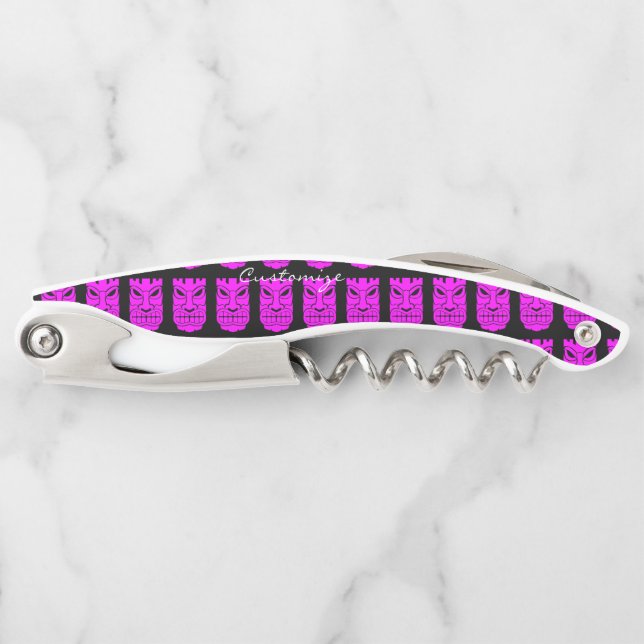 Pink Tiki Sculpture Thunder_Cove Corkscrew (Front)