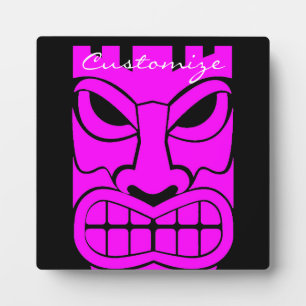 Pink Tiki Sculpture Thunder_Cove Plaque