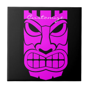 Pink Tiki Sculpture Thunder_Cove Tile