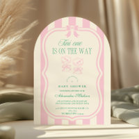 Pink Tini One Is On The Way Baby Shower