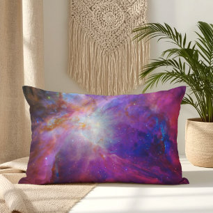 Pink Tinted Orion Nebula Lumbar Cushion