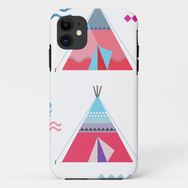 pink tipi Case-Mate iPhone case (Back)