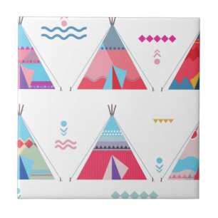 pink tipi tile