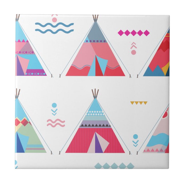pink tipi tile (Front)