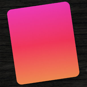 Pink to Orange Modern Gradient Mouse Pad
