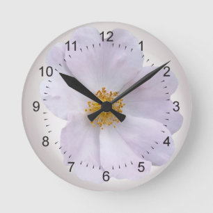 pink to purple round clock