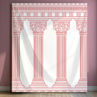 Pink Toga Party photo backdrop