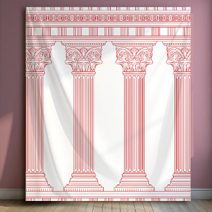 Pink Toga Party photo backdrop Tapestry