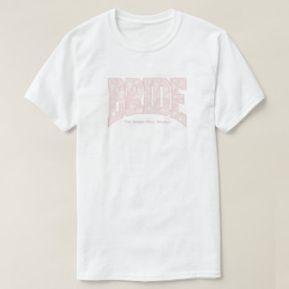 Pink Toile BRIDE Engagement Shower Bach Party T-Shirt