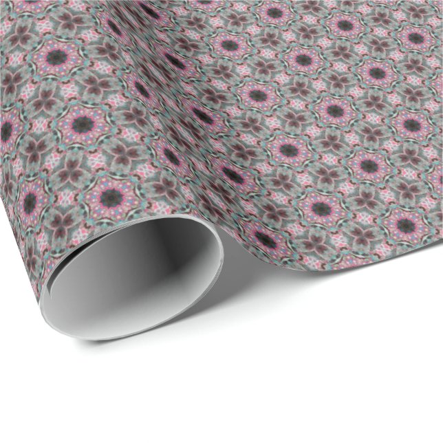 Pink Tones Pattern Wrapping Paper (Roll Corner)