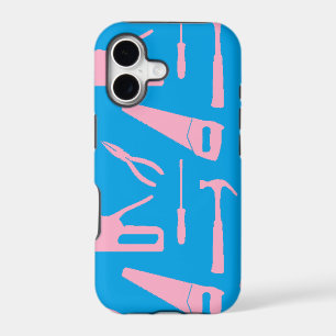 pink tools iphone case cover