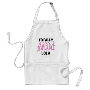 Pink Totally Awesome Lola T-shirts and Gifts Standard Apron