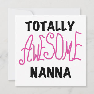 Pink Totally Awesome Nanna T-shirts and Gifts